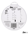 20 Lb Pre Tied Dropper Loop Rigs On Fishing Line Spool With 18 Inch Loop Spacing And 5.5 Inch Loop Size instructions