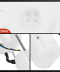 Electric Fuel Pump Module Assembly Compatible With Honda Odyssey 2018 To 2022 V6 3.5L showing detailed wiring and connector.