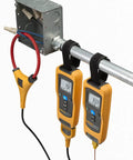 Meter Hanging Kit For Fluke Multimeters Like 50 II 70 III 80 IV And 180 Series mounted with hook and loop strap