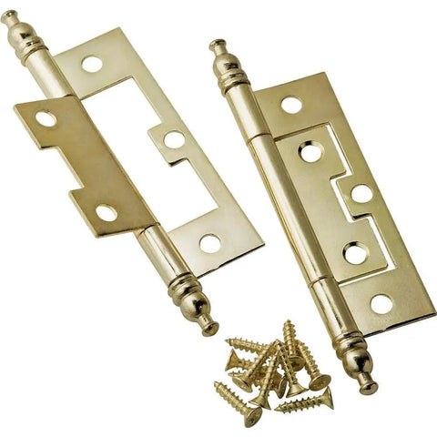 Sleek Statuary Bronze Finial Tip Hinges For Cabinets Featuring Zero Mortise Design Effortless Install Fixed Pin Structure Durable Build Ideal For Interior Doors Lids And Drawers Straight Up A Weekend Warrior Staple For Slick Cabinetry Fixes Anytime