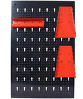 48 X 24 Inch Metal Pegboard Wall Organizer Kit With Hooks Wrench Racks Drill Holder And Screwdriver Organizer For Garage Gear