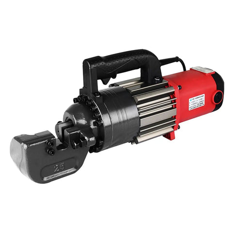 Power Cordless Rebar Cutter With Pure Copper Electric Motor For Fast Hydraulic Steel Rod Shearing Handheld Portable Plier Tool High Hardness Head For Construction Jobsite Heavy Duty Cutting Works, side view showing robust design.