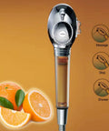 Vitamin C Shower Head With Water Filter Set, Two Filters Included, Removes Up To Ninety Nine Percent Of Chlorine And Chloramines displayed with citrus