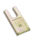 Beefed-Up 35C Style Industrial Earth Auger Replacement Teeth For Spiral Flute Augers, zinc-plated steel, Model 23-040 Compatible