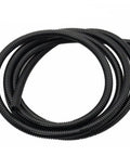 Black coiled conduit hose, 1 Inch Split Loom Tubing 20 Feet Black Flexible Wire Conduit Hose For Automotive Marine