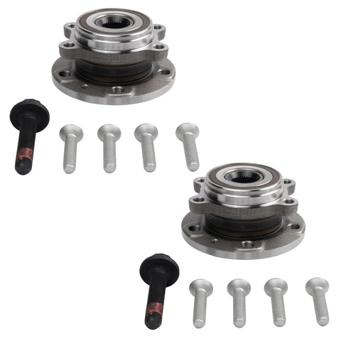 Left And Right Wheel Bearing And Hub Assembly Set Two Piece For VW Beetle Golf GTI Tiguan Jetta Passat All Wheel Drive Bolt On Ready