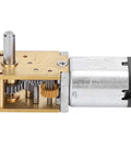 Mini Metal Gear Motor 12V N20 DC Gear Motor 27RPM High Torque Geared Micro Motor with CW CCW Rotation for Robotics Projects Durable Low Noise Performance