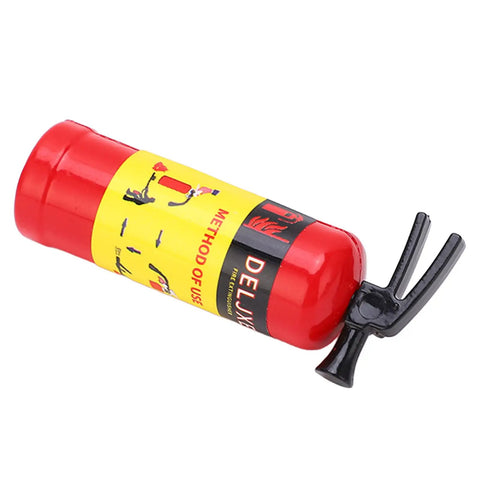 Legit Mini Fire Extinguisher Toy For Rc Cars Featuring A Dope Lifelike Design That Slaps Perfectly Onto Your Remote Control Upgrade Kit And Brings Serious Hobby Vibes To Every Build. Small red replica with yellow label, approx 47mm.