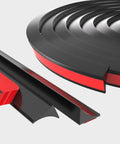 Easy Install Self Adhesive Silicone Shower Water Dam Barrier No Mess 39 Inch Collapsible Threshold Splash Guard Black