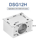 Universal Ballscrew Nut Housing Bracket Holder Seat With Secure Fit For SFU1204 1605 And DSG Models In 22 24 And 28mm Sizes, DSG12H model.