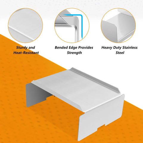 Stainless Steel Heat Baffle Diffuser Replacement Part For Traeger Pro 22 And 34 Series Tex Elite Tex 2007 Newer Camp Chef Z Grill Century 22