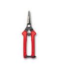 Ultra Lightweight Micro Tip Harvesting Snips For Herbs Flowers Veggies With 65g Weight, Spring Action And Safety Lock, HRC60 Steel Blades, Made In Japan Pruning Scissors with red handle