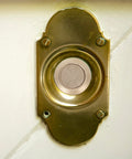 Wired Doorbell Button Replacement 2 Pack Nickel Plated Copper Push Button For Doorbell Kit Universal Round Surface Mount
