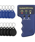 All In One 125kHz RFID Card Duplicator Kit with handheld writer and keychains for IC ID cards T5577 compatible copier