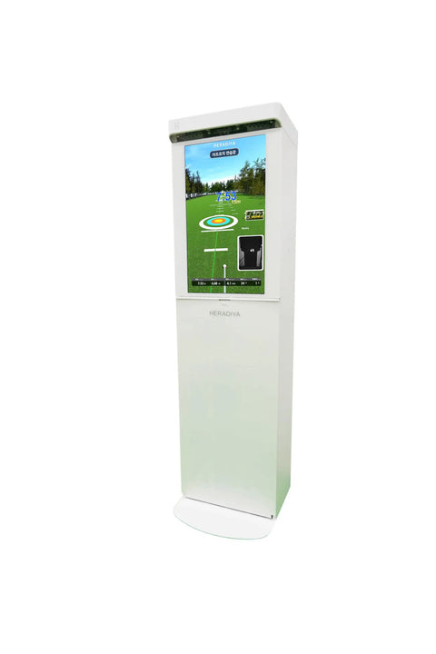 Indoor Home Golf Simulator White For At Home Practice With Realistic Swing Analysis And Immersive Golf Simulation Easy Setup