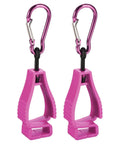 Two Pack Glove Clips Holder Clip On Belt Loop And Helmet Pink Durable Clip for quick access and keeping gear safe on jobsites.