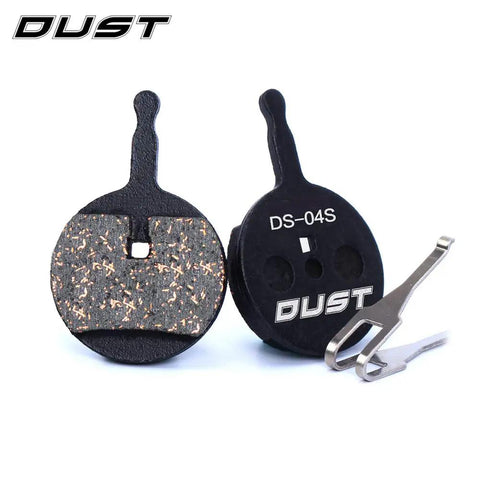 Four Pairs Disc Brake Pads For BB5 Mechanical MTB Bikes With One Adjusting Tool Semi Metallic Sintered Pads With Kevlar Fiber