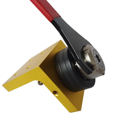 Rock Solid ISO30 Tool Holder Lock Seat Featuring Precision Bearing Roller For Knockout CNC Fixtures With Cast Iron Body And Aluminum Base For Hassle Free Install And Bulletproof Quick Change Performance