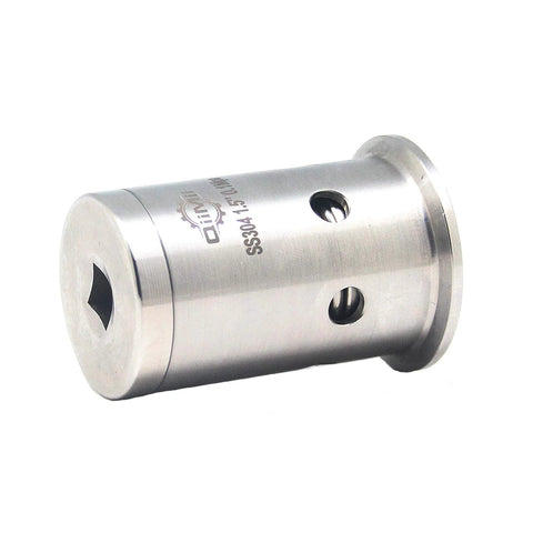 Amazon QiiMii 1.5" SS304 tri-clamp ferrule, 50.5 mm OD, side view