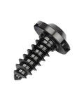 Frame Ready Grade 5 Titanium Self Tapping Screws M6 X 15Mm Black Fasteners showing detailed hex head and threaded shaft.