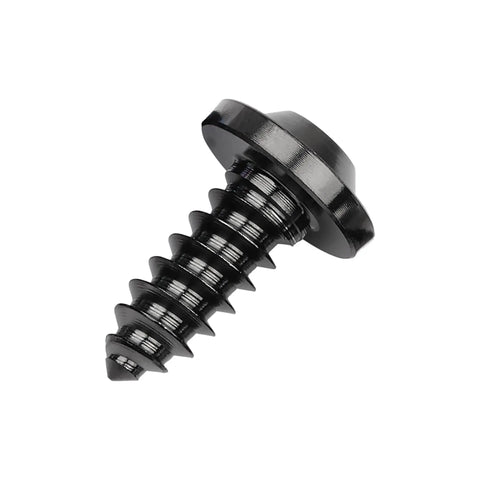 Frame Ready Grade 5 Titanium Self Tapping Screws M6 X 15Mm Black Fasteners showing detailed hex head and threaded shaft.