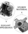 Rocker Gear Replacement For Electric Oscillating Fans With Wind Flow Heavy Duty Fan Gear showcasing aluminum construction and internal gears.
