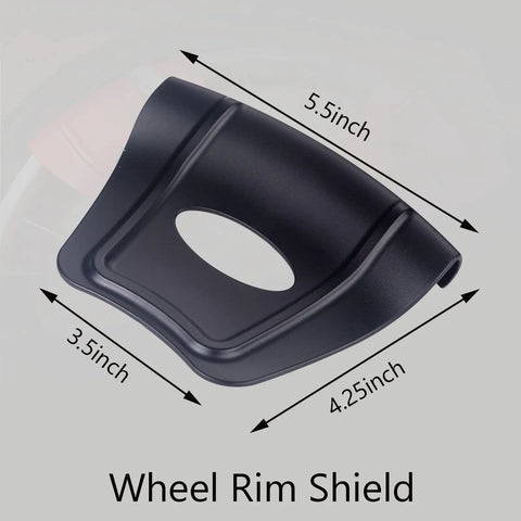 Wheel rim shield from Heavy Duty Motorcycle Tire Spoon Kit With 14.5 Inch Tire Irons Rim Protectors Bead Holder And Carry Bag