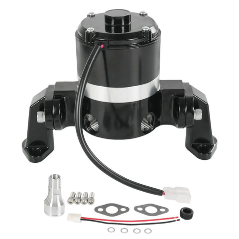 Professional Grade Superior Plug And Play Replacement Small Block Electric Water Pump For Chevy Sbc 262 283 327 400 High Flow 35 Gpm 12 Volt Cooling Rig with mounting hardware