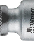 Female Quick Release Chuck Adapter For Three Eighths Inch Drive That Fits One Quarter Inch Hex Bits Ball Stop Groove