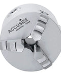 Three Jaw Chuck Plain Back 3 Inch Capacity 80 Millimeters Precision Machining Chuck With Three Thousandths Of An Inch TIR