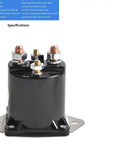 Sick 12V Starter Solenoid Replacement For Gas Golf Cart Switch Heavy Duty Direct Fit Compatible With Ds And Precedent Models Part Numbers 1013609 1012275 435154 Lpl6003, showcasing the four-terminal design.