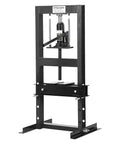 6 Ton H Frame Hydraulic Floor Shop Press For Heavy Duty Automotive And Metalworking Tasks With Adjustable Plates For Bending Straightening Bearing Removal And U Joint Repair black steel press with hydraulic jack