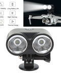 Universal 4 Mode Drone Owl Searchlight For Night Ops Flying Fishing Bait Release And Payload Delivery Dual Bright Beams