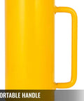 Close-up of steel handle on 20T 4 Inch Hollow Hydraulic Cylinder Jack For Heavy Duty Lifting, Single Acting Ram, 100mm Stroke