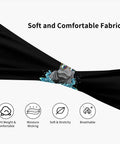Close-up view of Sunglasses Inspired Sweatband Headband And Wristband Set For Workout And Sports Quick Dry Polyester Lightweight Fabric.