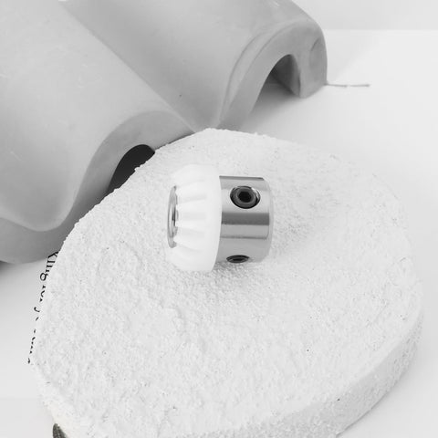 Two Piece Sewing Machine Vertical Top Shaft Bevel Gear Replacement Kit 155819 Direct Fit For Singer Models 247-478 close-up