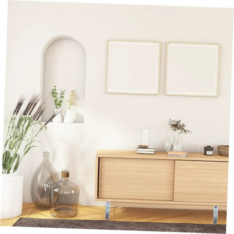 Smooth As Butter 2 Pack Nylon Galvanized Barn Door Rollers With Directional Caster Wheels For Stress Free Cabinet And Wardrobe Track Hardware Heavy Duty Furniture Gliders displayed in a modern living room setting.