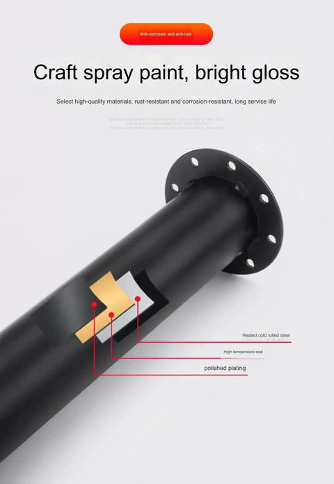 Beefy Heavy Duty Folding Table Legs For Home And Office, rust-resistant electroplated steel detail, polished plating, craft finish