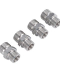 Hydraulic Fitting Adapter M14 To M16 Thread Connector For Mini Excavator Ensures Seamless Secure Connection Hydraulic Repair Work Making It A Super Versatile Essential Piece Helping You Stop Guessing Sizes For Solid Reliable Results On Your Gear. carbon steel threaded adapters