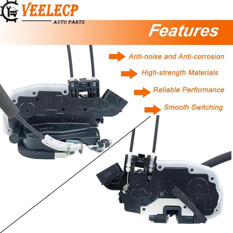 Infiniti Q50 Front Right Door Lock Actuator Replacement Passenger Side Latch Assembly For 2014-2023 with durable metal housing
