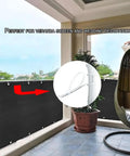 Heavy Duty 12 Inch Zip Ties 150 Pack Clear Nylon Cable Ties used in outdoor veranda setup with black screen