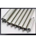 Cool 1Pcs Non Powered Roller For Assembly Line Conveyor Gear Perfect For Manual Material Moving With Smooth Spin And Easy Install For Light to Medium Weight Loads, showing multiple steel rollers.