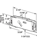 Diagram of 2 Pack Sliding Patio Door Tandem Roller Assembly For Common Vinyl Sliding Doors with detailed measurements.
