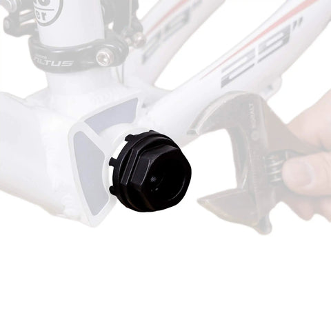 Eight Notch Cartridge Bottom Bracket Lockring Tool 44mm OD Pro Grade on bike, Shimano SRAM ISIS Drive use
