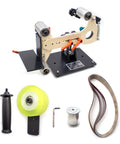 Heavy Duty Belt Sander Frame 730 X 50 Mm Adapter For Angle Grinder Retrofit Desktop Grinding Tool, full set with components.