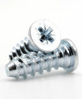Solid Replacement Bed Rail Screws Heavy Duty Euro Fasteners For Your Ikea Malms Hemsnes Brimnes Bedroom Rig silver screws in a pile.
