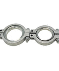 44mm V Band Flange Clamp Set For MVR Wastegate Replacement With Stainless Steel Inlet And Outlet Flanges Includes Screws Nuts And Seals