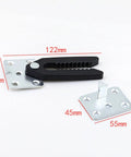 Two Piece Furniture Hinges And Sofa Connector Buckles Set for Modular Sectional Sofas with clip joint fasteners