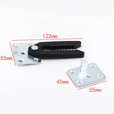 Two Piece Furniture Hinges And Sofa Connector Buckles Set for Modular Sectional Sofas with clip joint fasteners