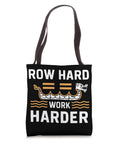 Dragon Boat Racing Tote Bag For Festival Fans And Paddlers, durable black carryall with bold water sports artwork, 16x16 inches